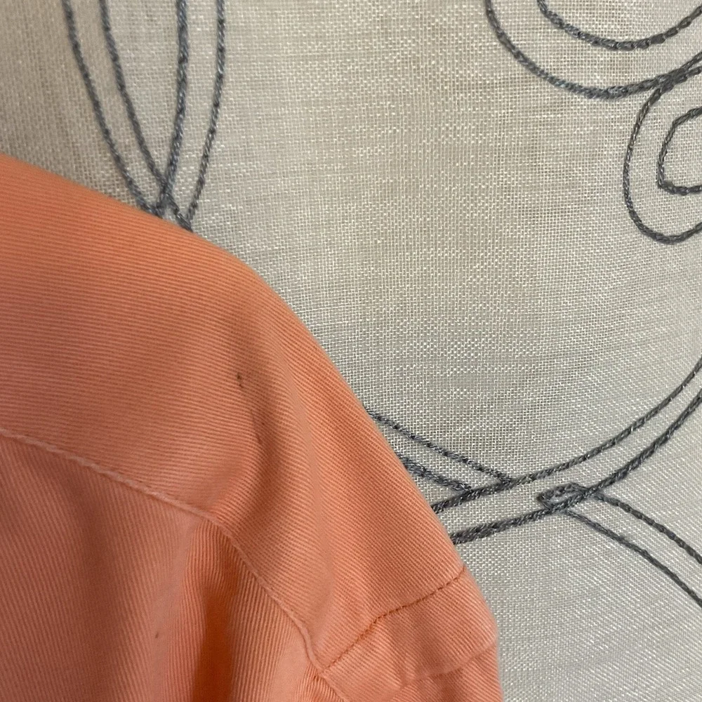 Men's Ralph Lauren Peach Long Sleeve Button‎ Up Size XLarge